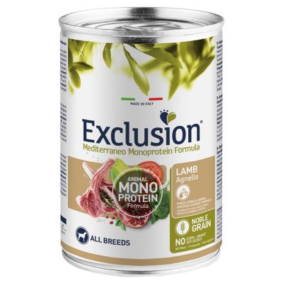 Exclusion Mediterraneo 400g. Agnello