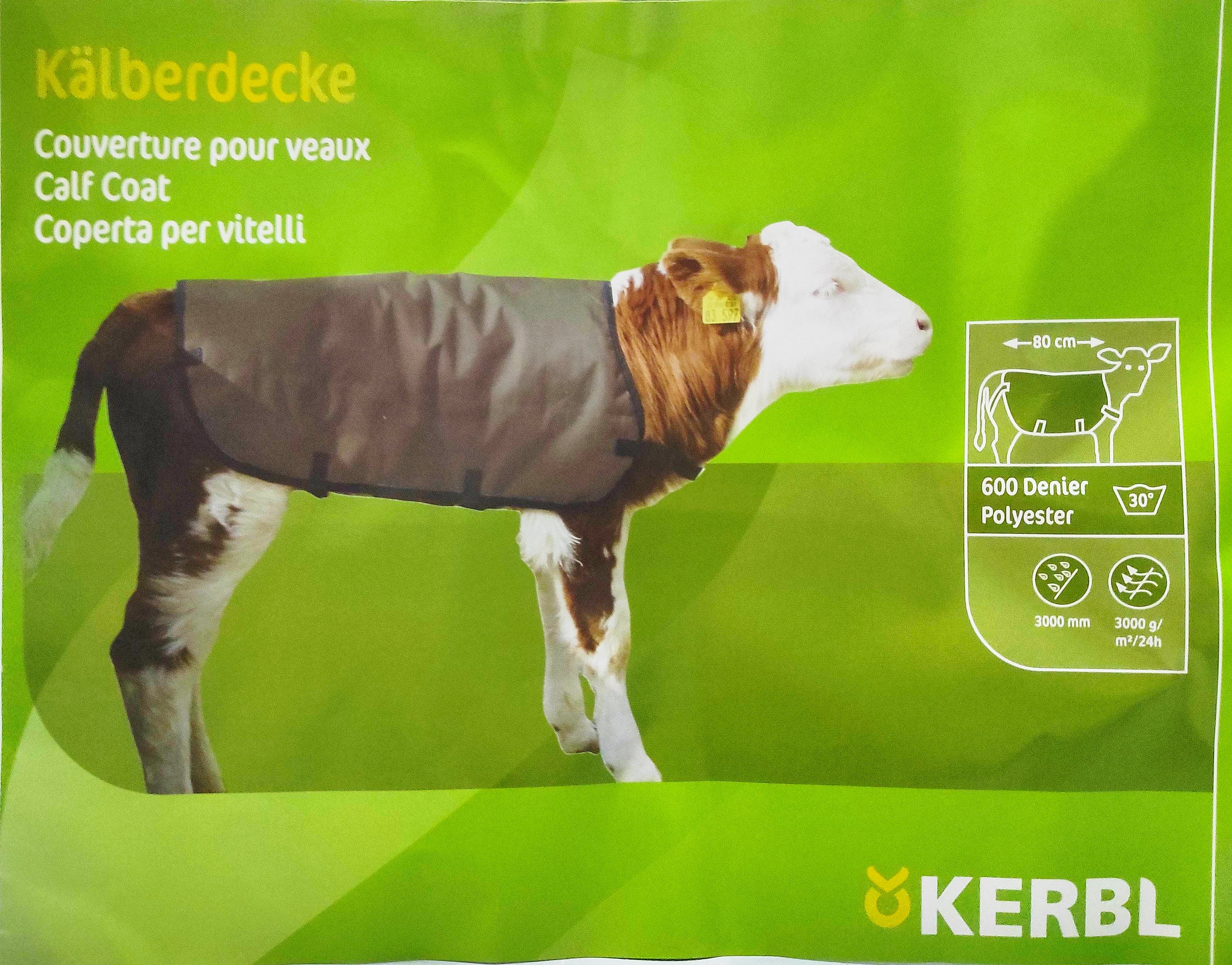 Kerbl Cappotto Per Vitelli In Poliestere Ripstop - Impermeabile E Resistente - Taglia 70 Cm - Foto 5