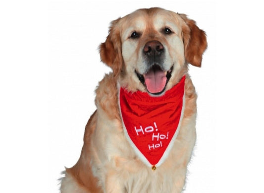 Collare Natalizio "HO! HO! HO! con campanellino Taglia M-L (TRIXIE)