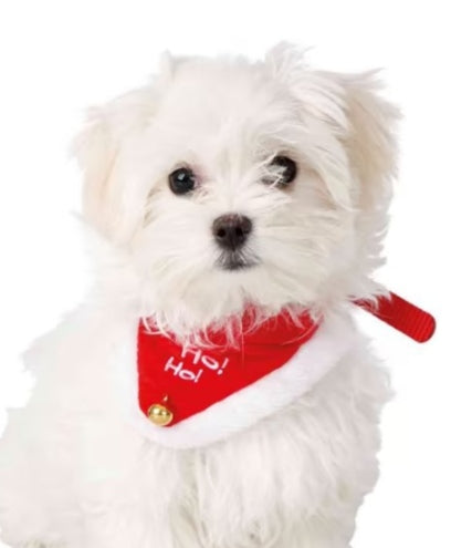 Collare Natalizio "HO! HO! HO! con campanellino (TRIXIE)