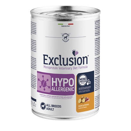 Exclusion Hypo Allergenic 400g. Taglia Grande ANATRA