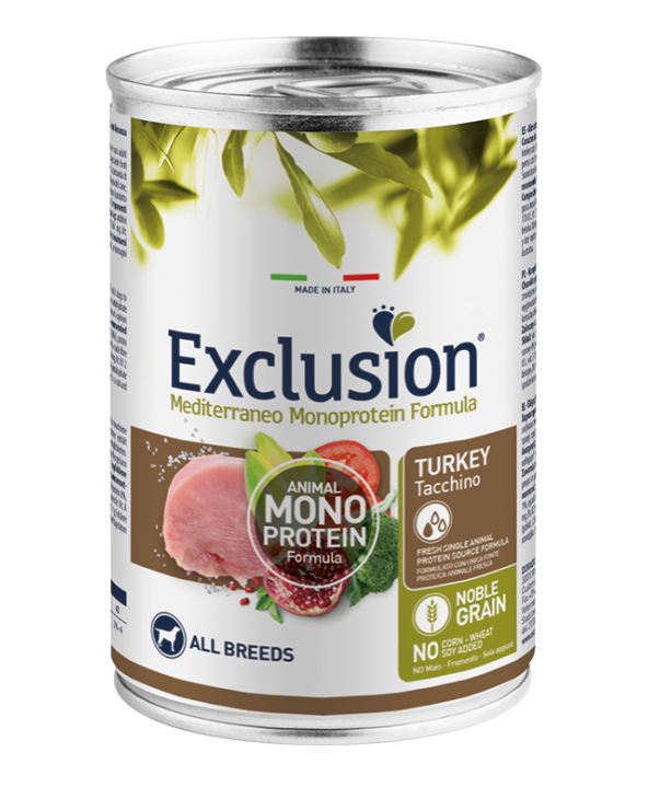 Exclusion Mediterraneo 400g. Tacchino