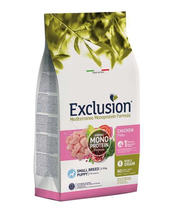 Exclusion Mediterraneo 2 kg. Cuccioli di taglia piccola