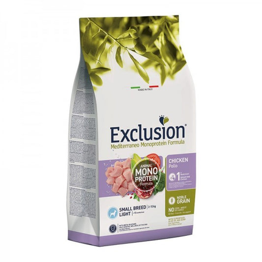 Exlusion Mediterraneo 500g. Taglia Piccola "Light"