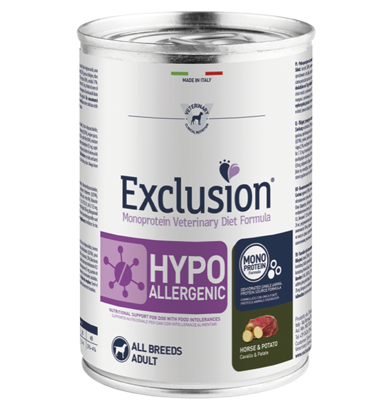 Exclusion Hypo Allergenic 400g. Taglia Grande CAVALLO