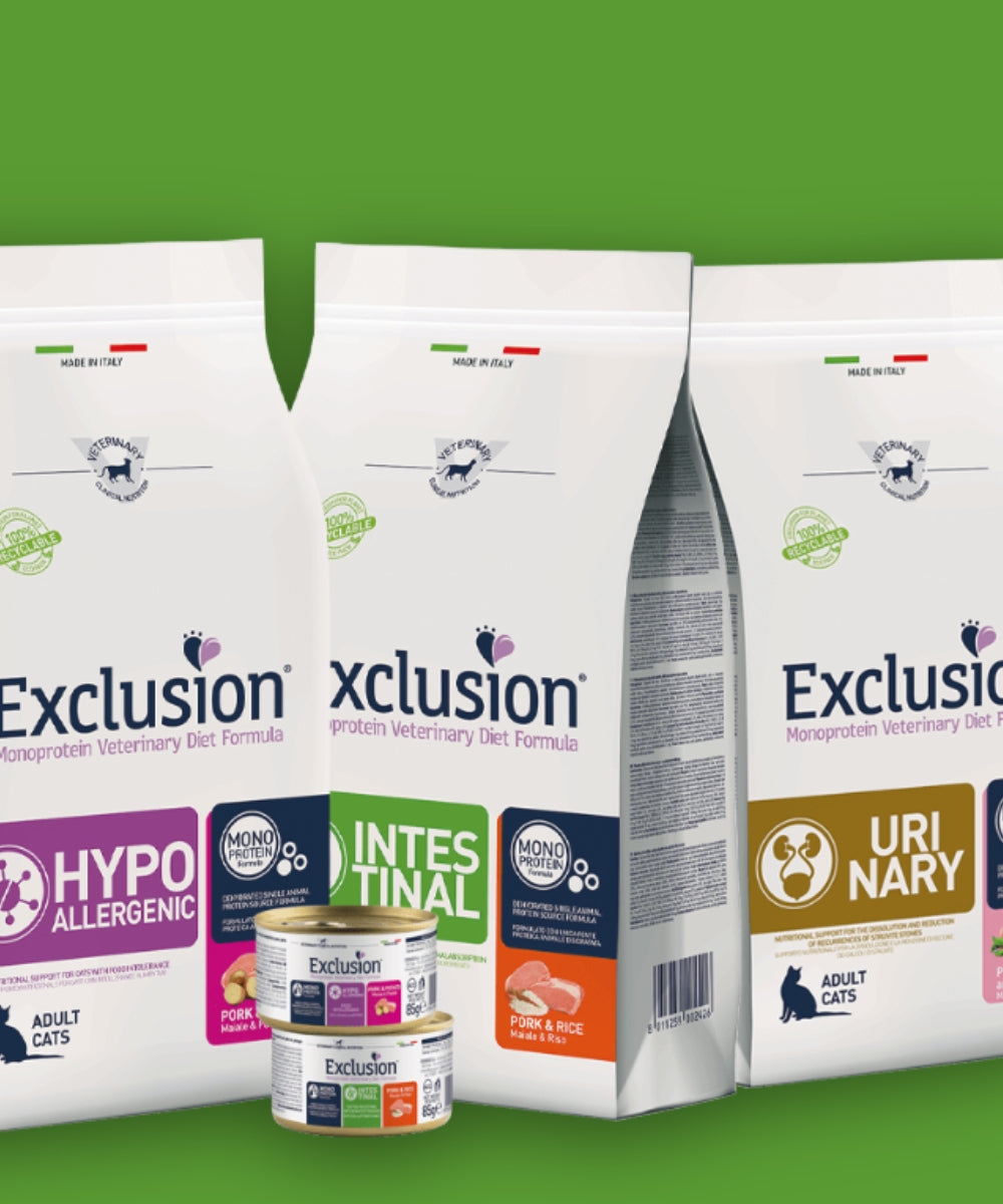 Alimentazione Exclusion Cani & Gatti