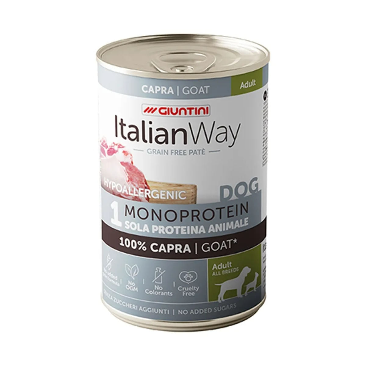 ItalianWay 12 scatolette 100% monoproteiche capra