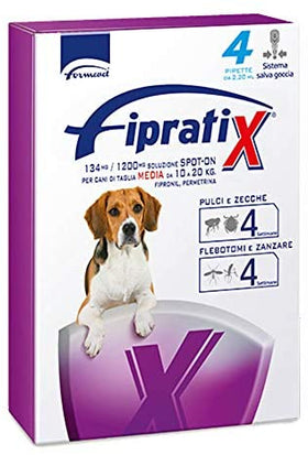 Fipratix 4 Pipette per cani da 10 a 20kg