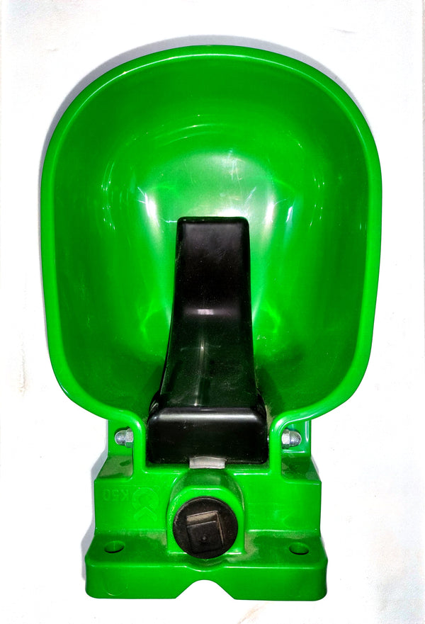 Abbeveratoio in plastica K50 verde a lingua 2,2 L