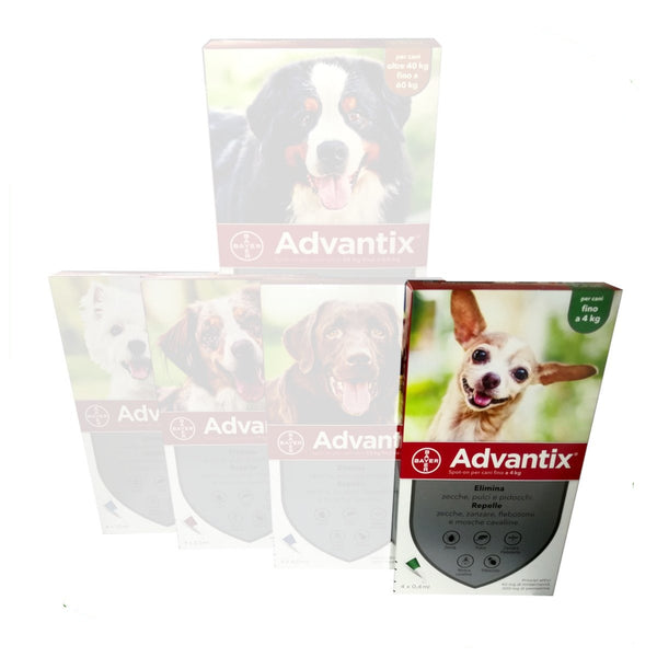 Advantix Spot On - Pipette Antiparassitarie per Cane