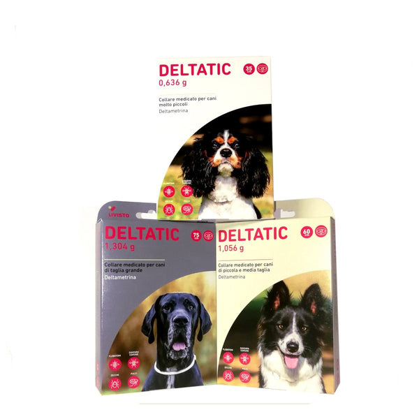 Deltatic - Collare Medicato per Cani (2 Collari per Confezione)
