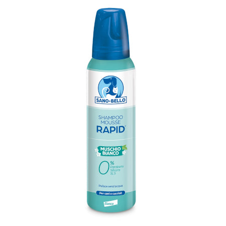 Elanco shampoo mousse Rapid al muschio bianco 300 ml