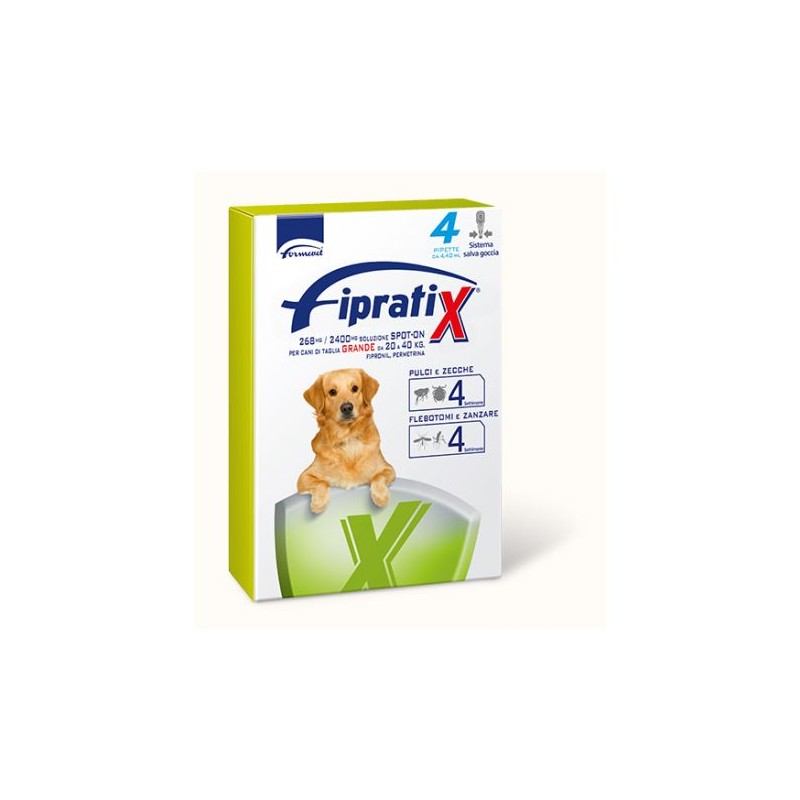 Fipratix 4 Pipette per cani da 20 a 40kg