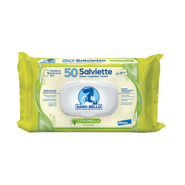 Elanco Salviette detergenti alla citronella 50 pezzi